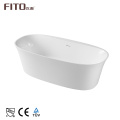 Cheap Price Freestanding Mobile Bathtubs White Acrylic Small Freestanding Bathroom Tub Free-Standing Bathtub